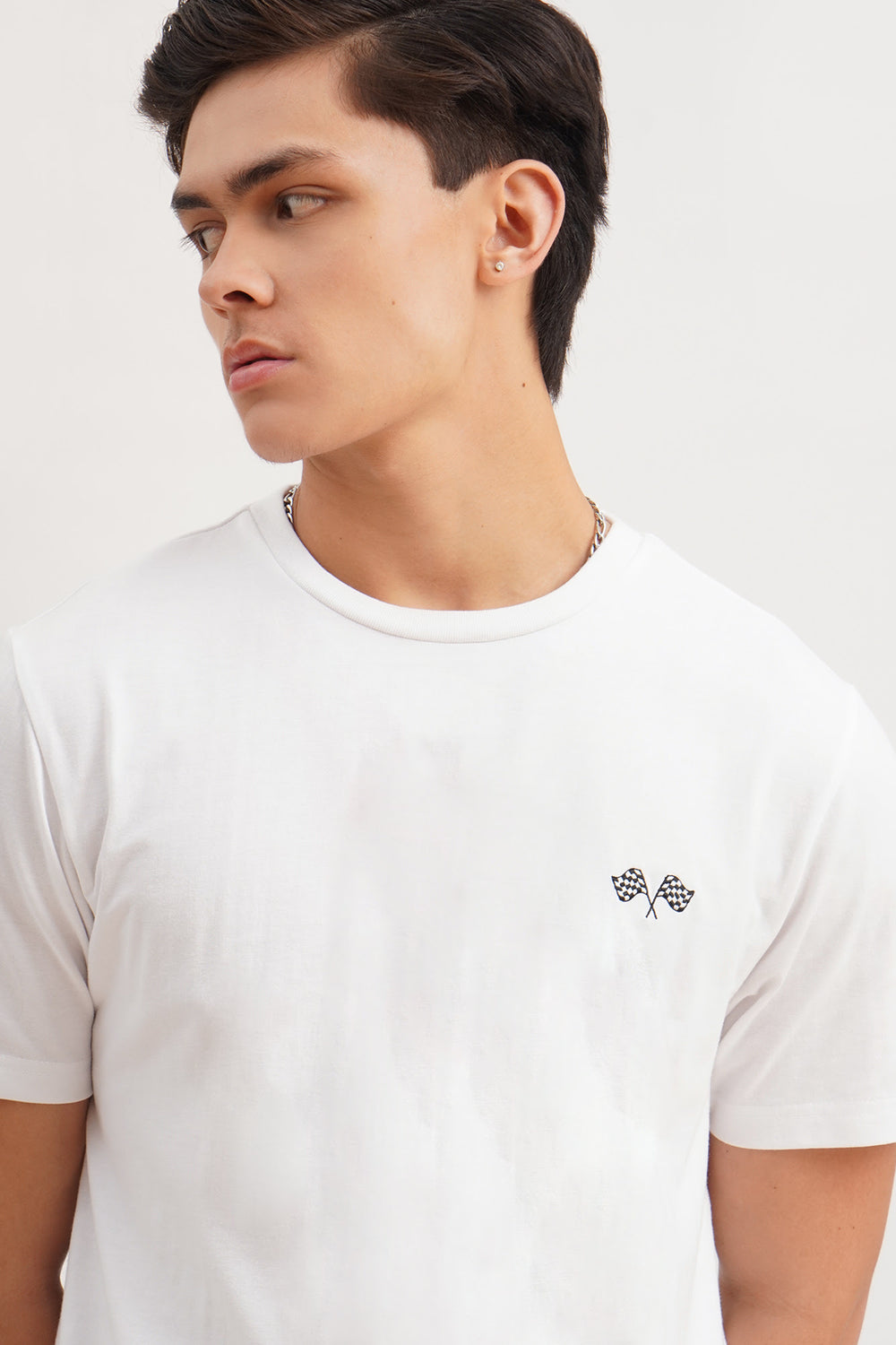 Regular Fit T-Shirt with Embroidery