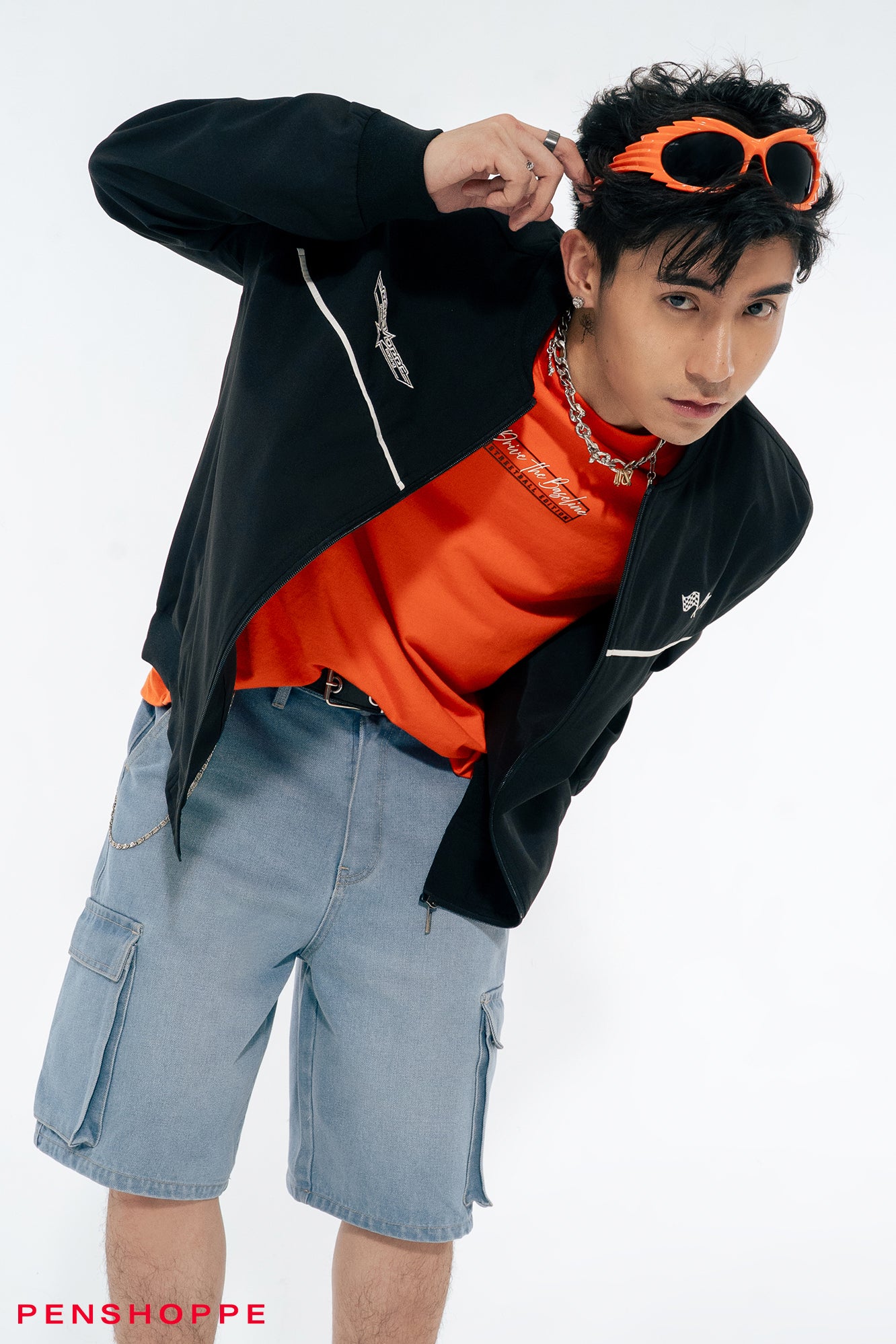 Auto Drift Club Relaxed Fit Jacket with Zipper