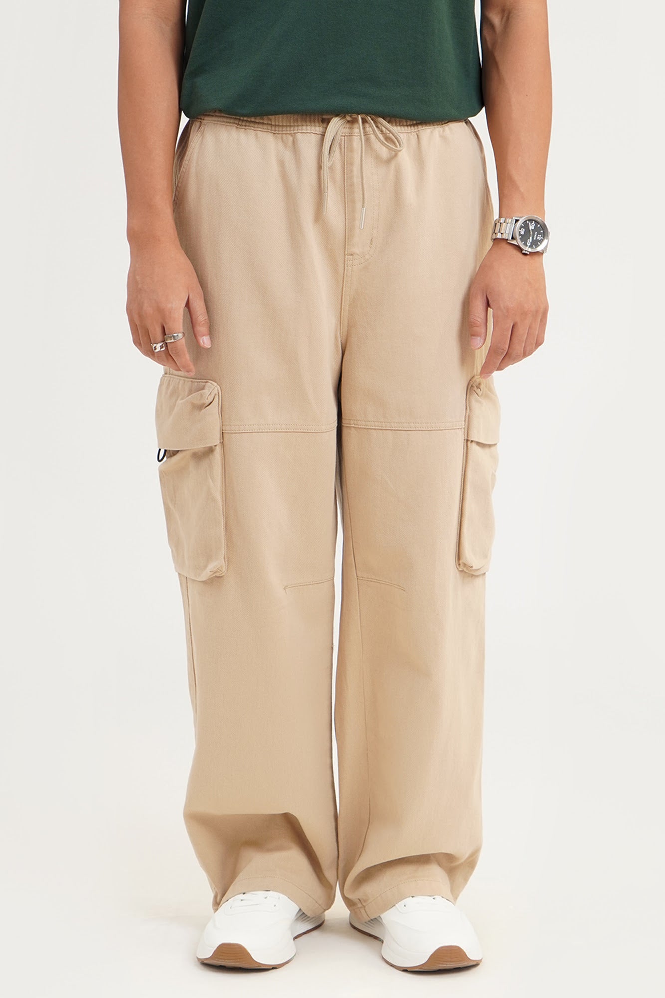 Wide Fit Pull-On Cargo Pants – PENSHOPPE