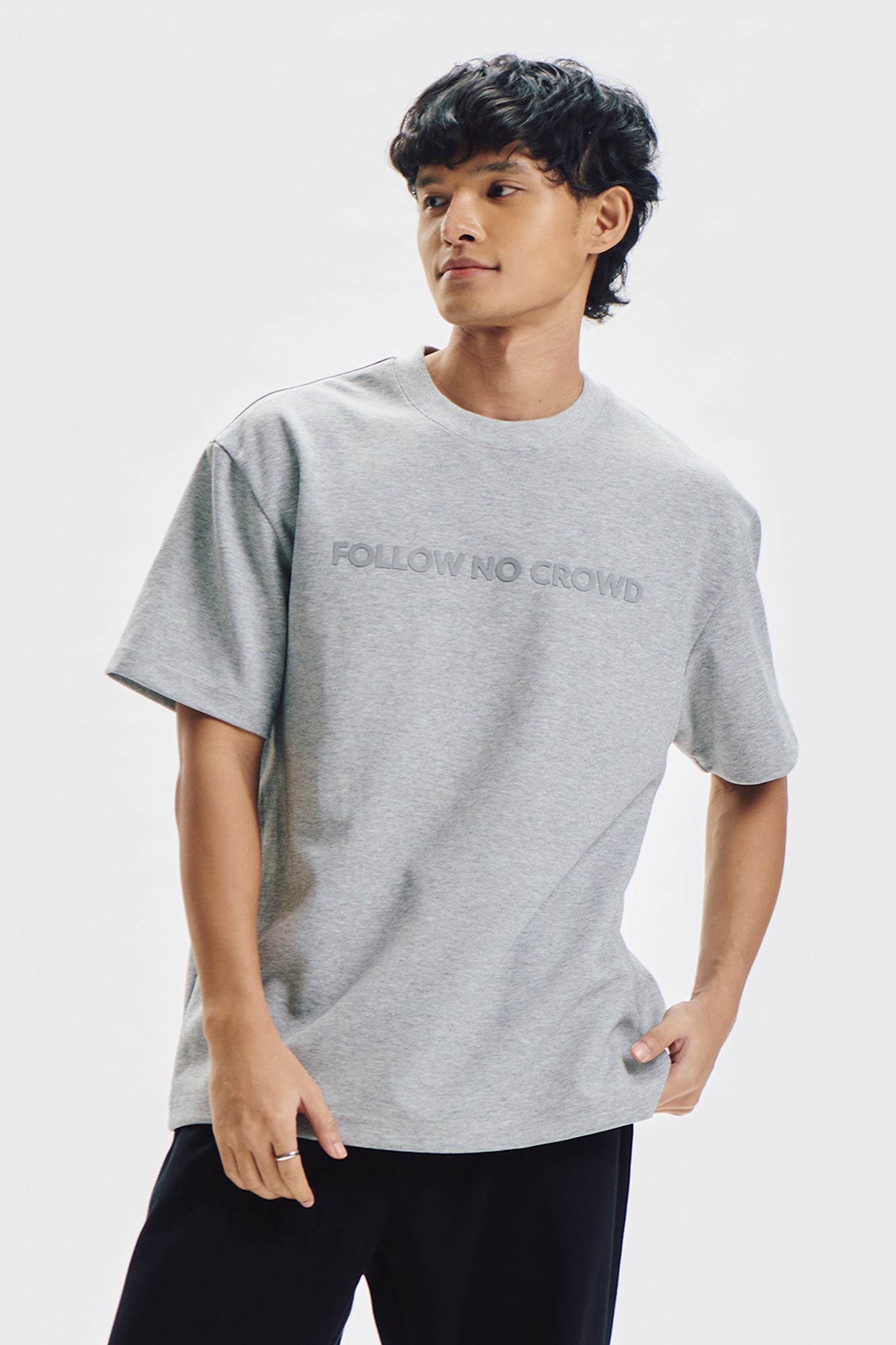 RUFFLOG グレー Tシャツ 5．6oz ハイクオリティーTシャツ 5001－01 006 ミックス