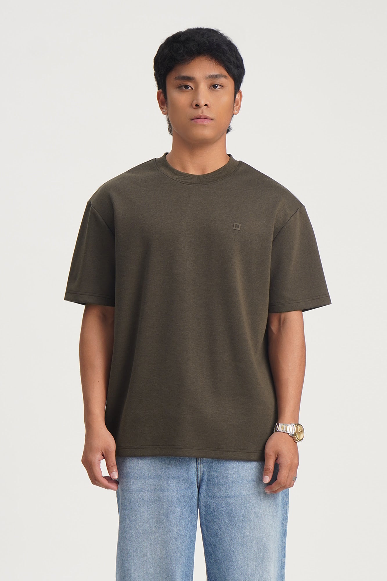 Relaxed Fit T-Shirt with Branding Print – PENSHOPPE