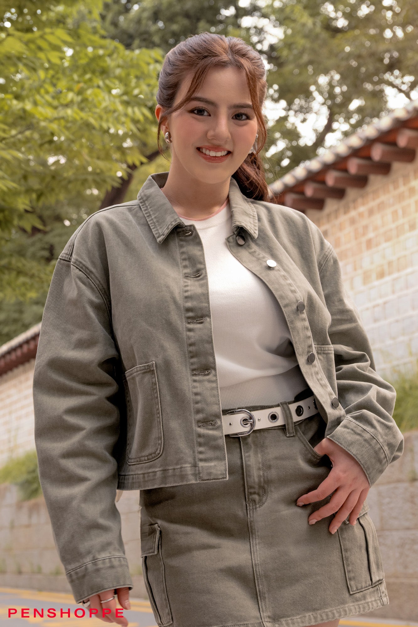 Cropped Cargo Jacket