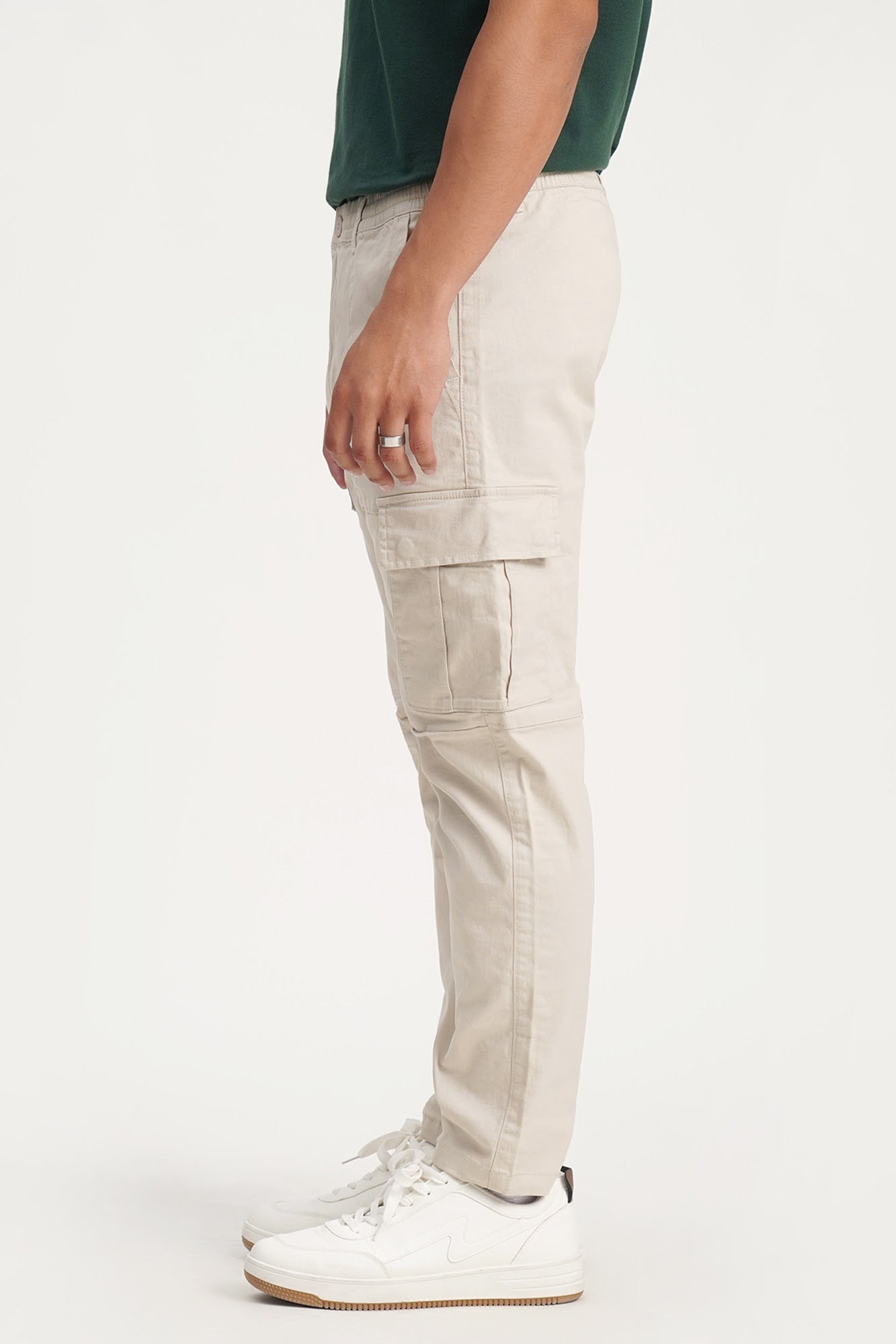 Slim Ankle Length Cargo Pants