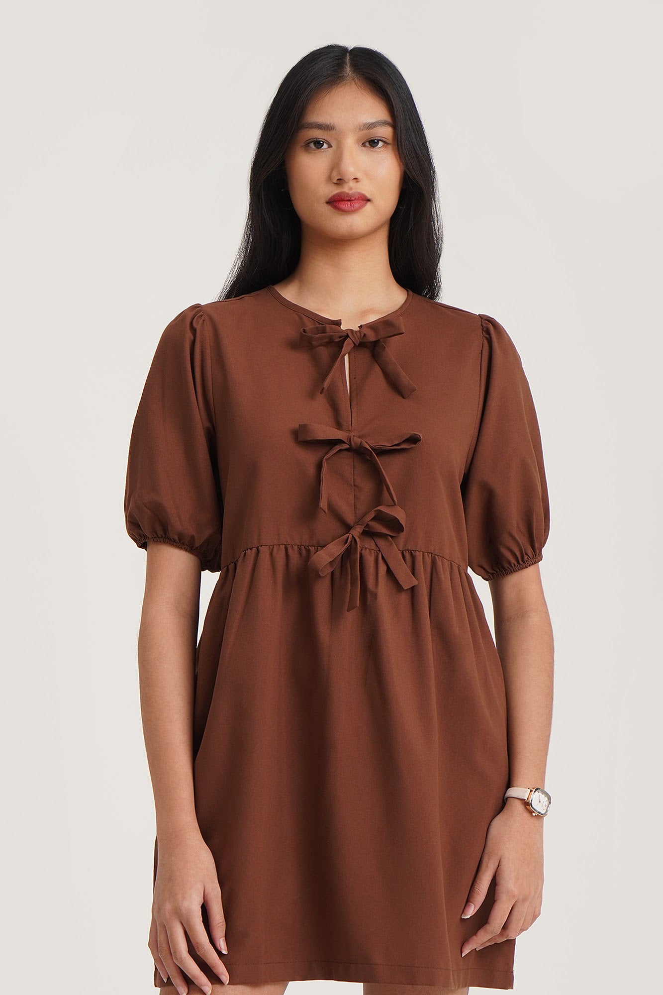 Puff Sleeve Mini Dress – PENSHOPPE