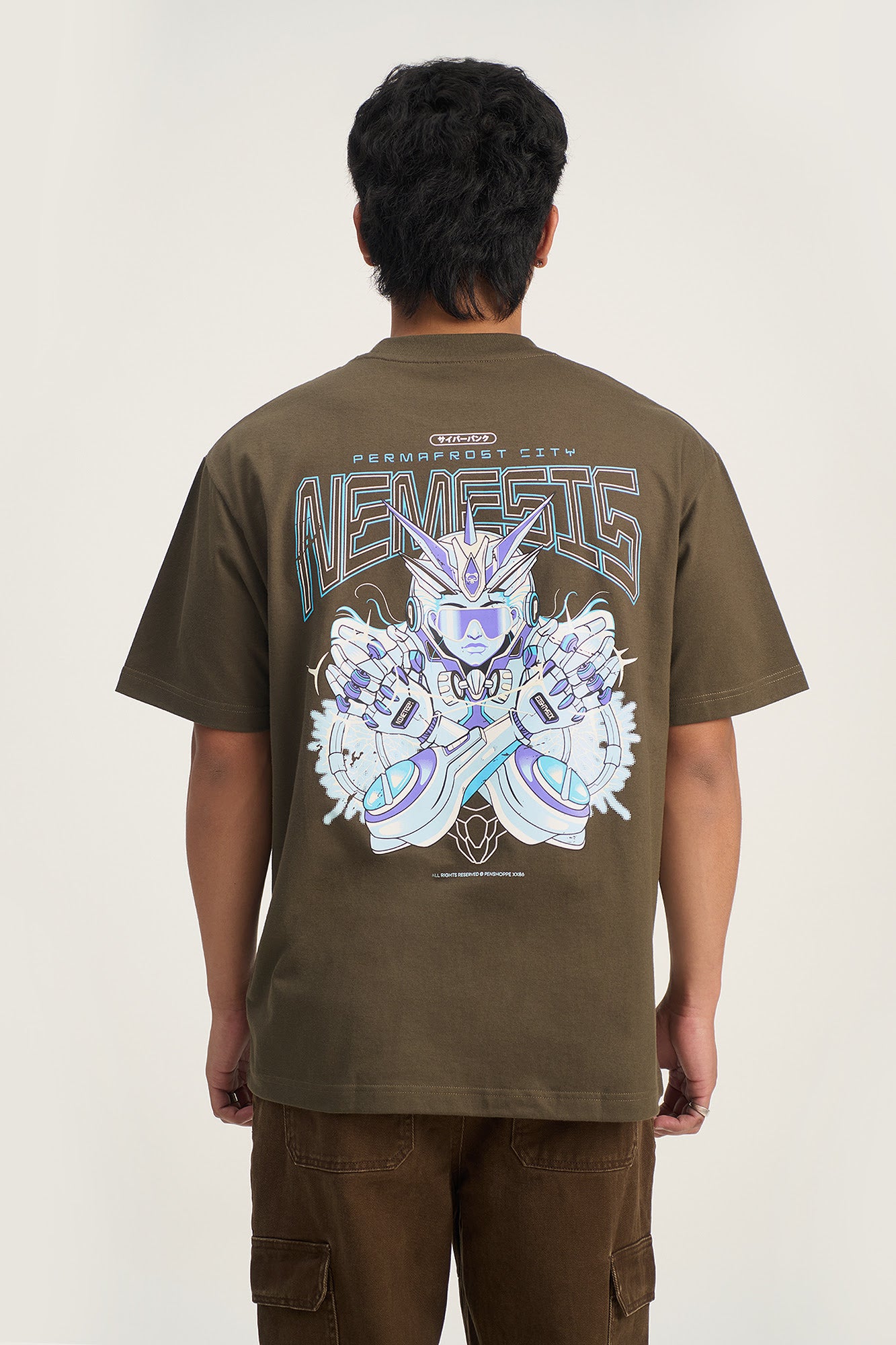 トップス the 5 orders of thinking st pour homme Nemesis Glow In The Dark Relaxed Fit Graphic T-Shirt – PENSHOPPE