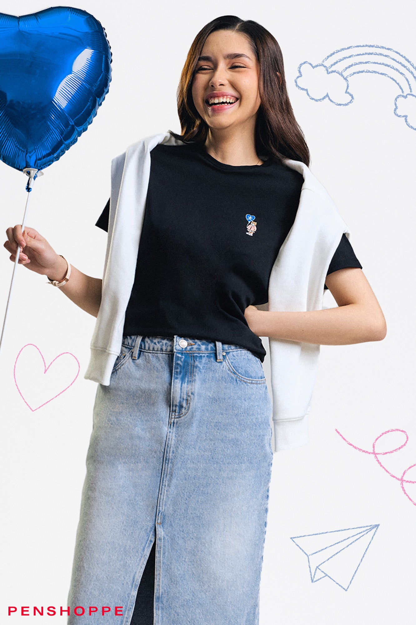 PENSHOPPE X HOPE Crew Relaxed Fit Graphic T-Shirt