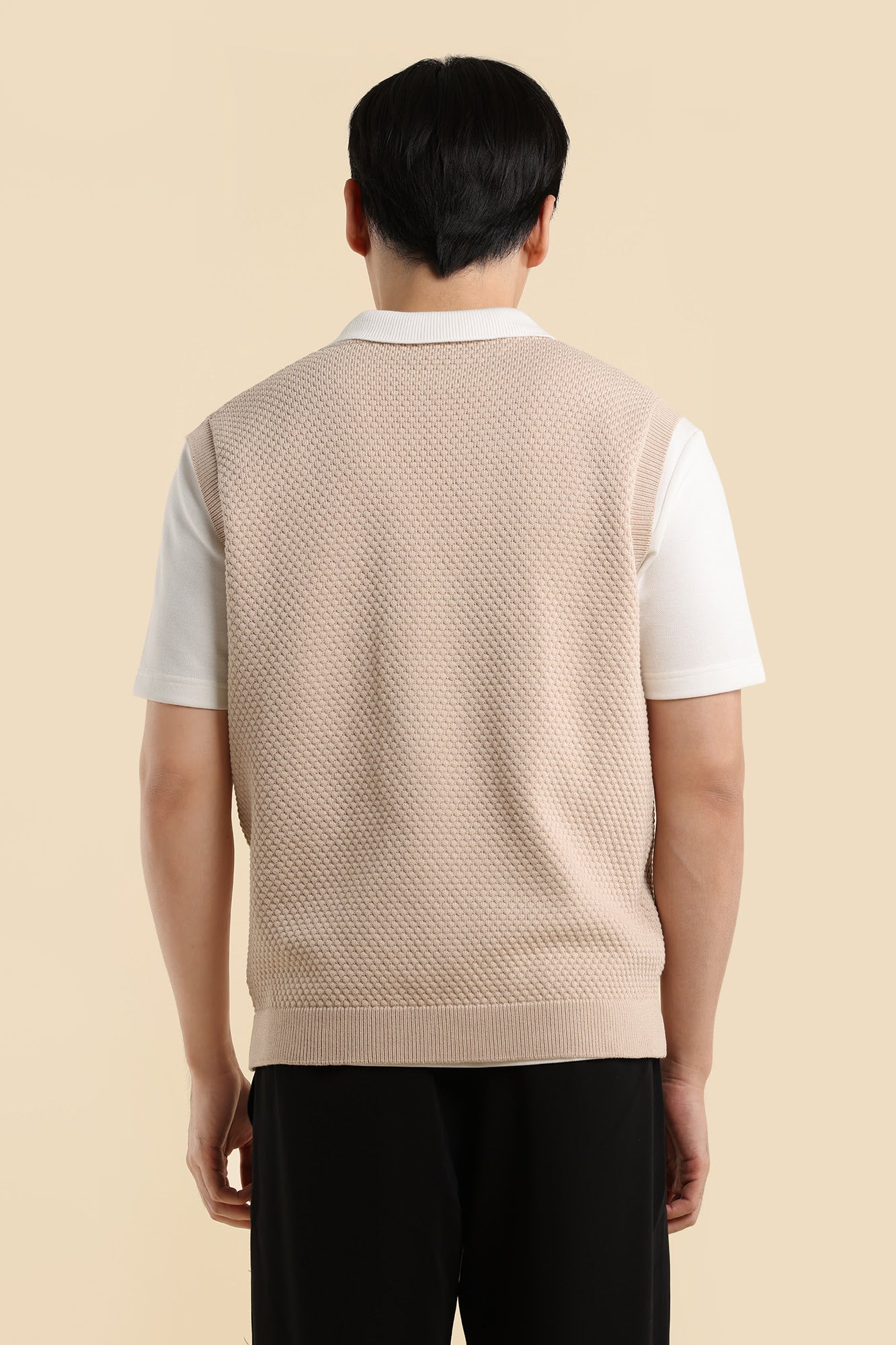 Relaxed Textured Vest