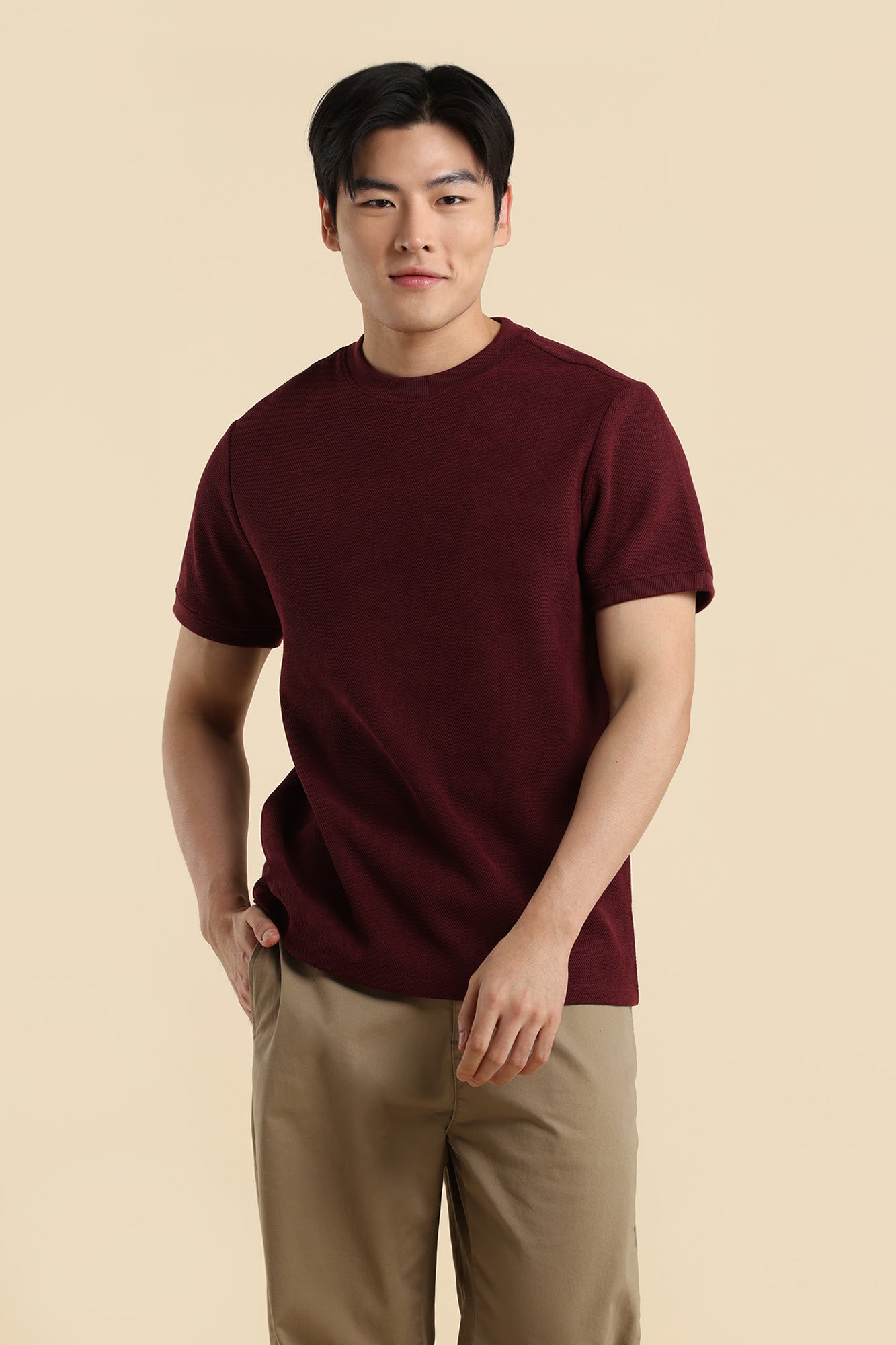 Dress Code Textured T-Shirt