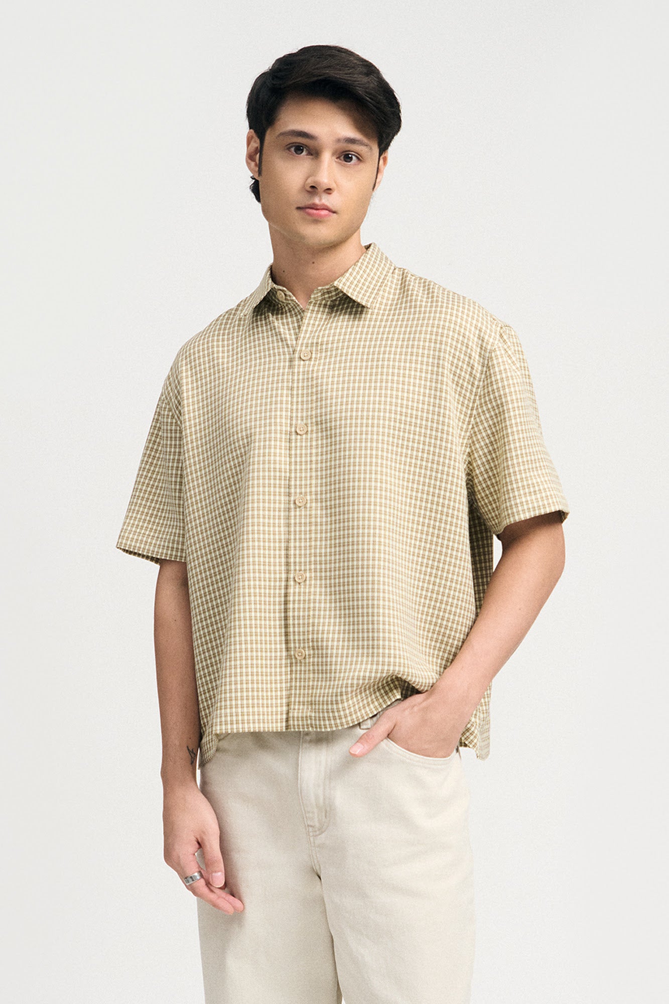 Boxy Fit Short Sleeve Shirt – PENSHOPPE