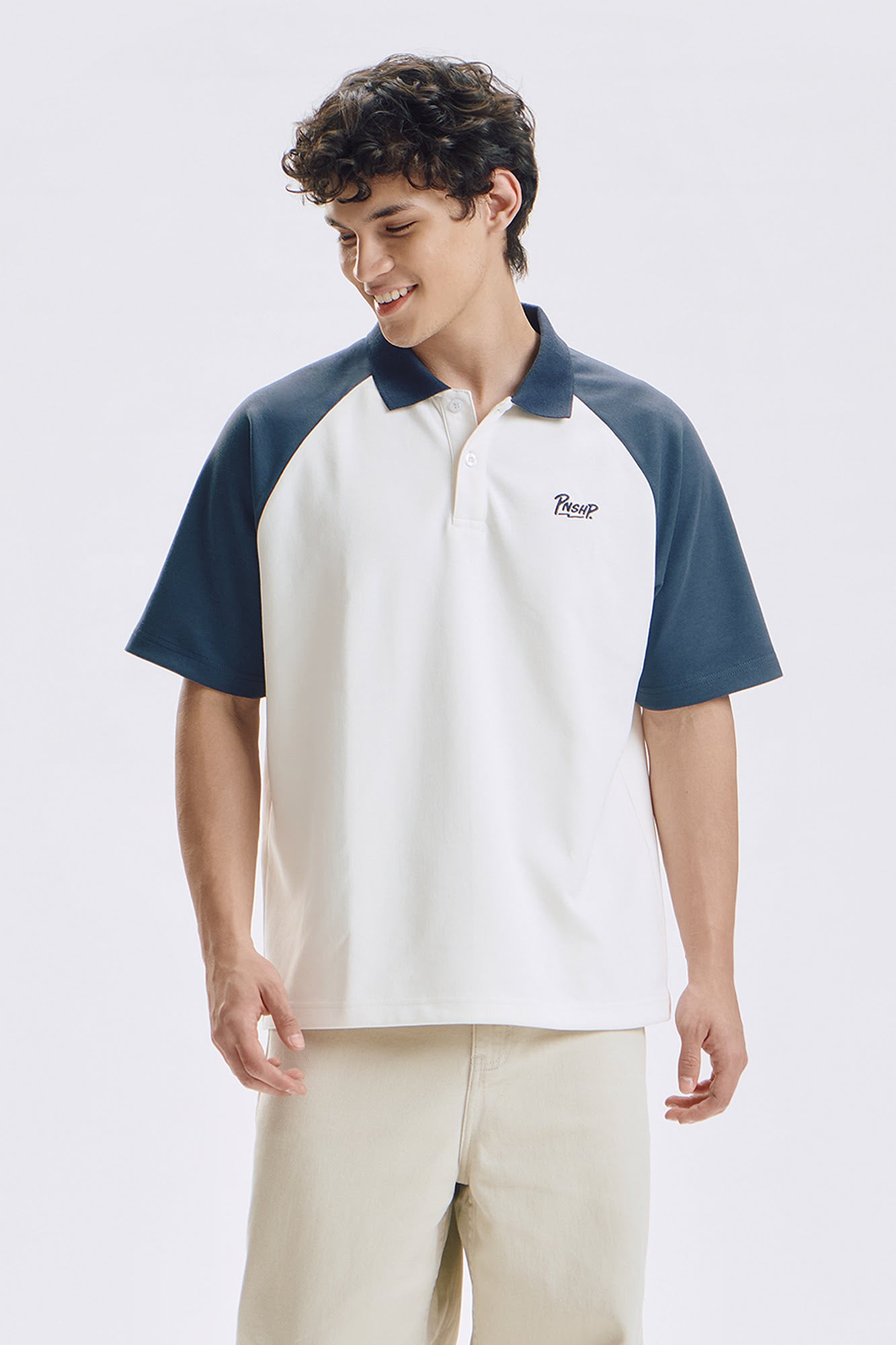 Penshoppe Relaxed Raglan Polo – PENSHOPPE