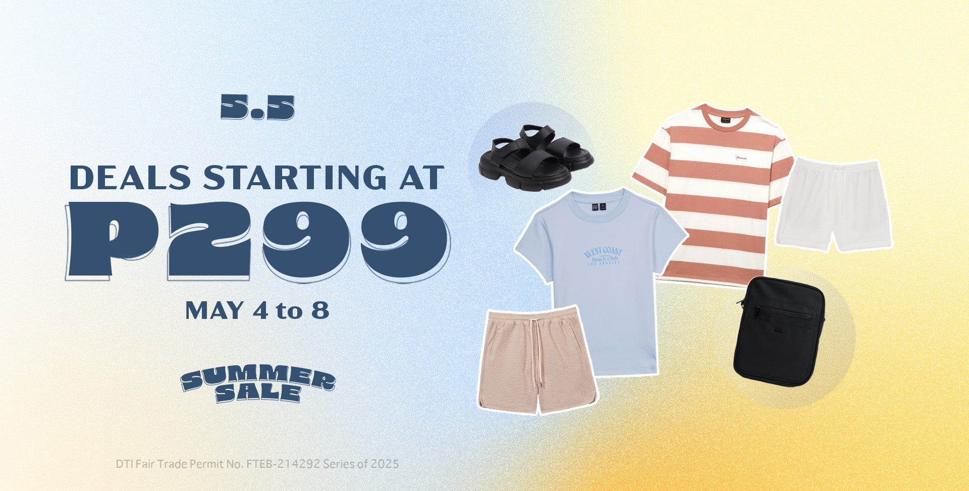 DEALS STARTING AT PHP 299