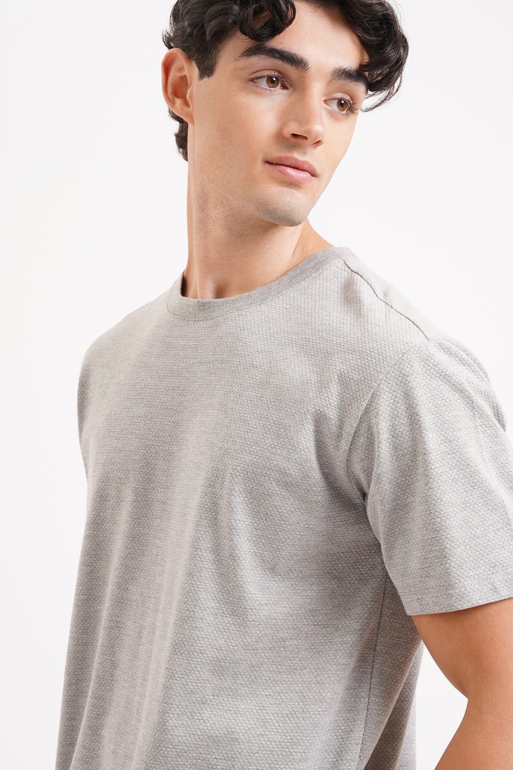 Dress Code Relaxed Fit Textured T-Shirt