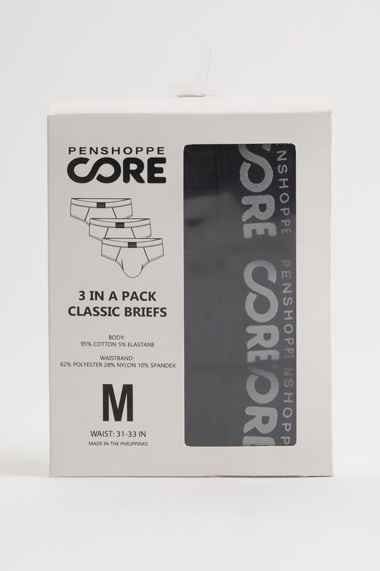 Penshoppe Core Men's 3 in 1 Bundle Classic Briefs