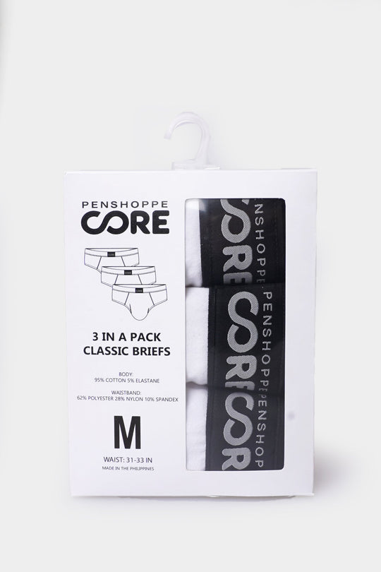 Penshoppe Core Men's 3 in 1 Bundle Classic Briefs