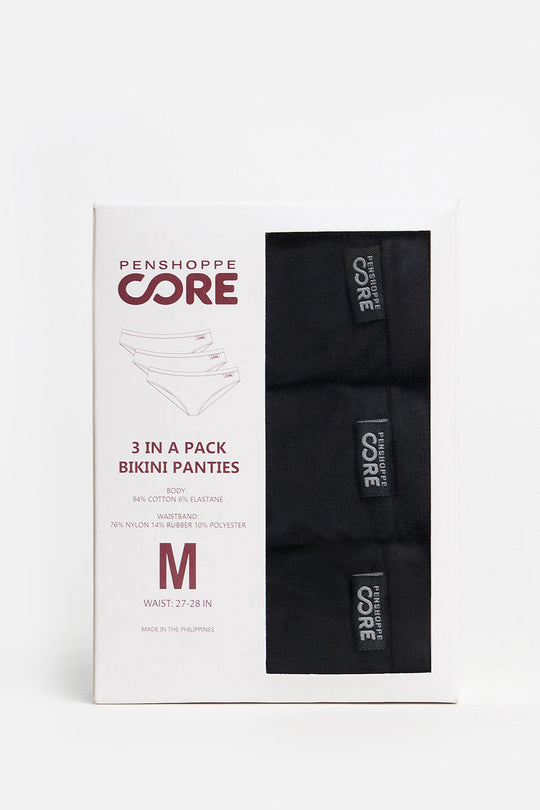 Penshoppe Core Women's 3 in 1 All Day Bikini Panty