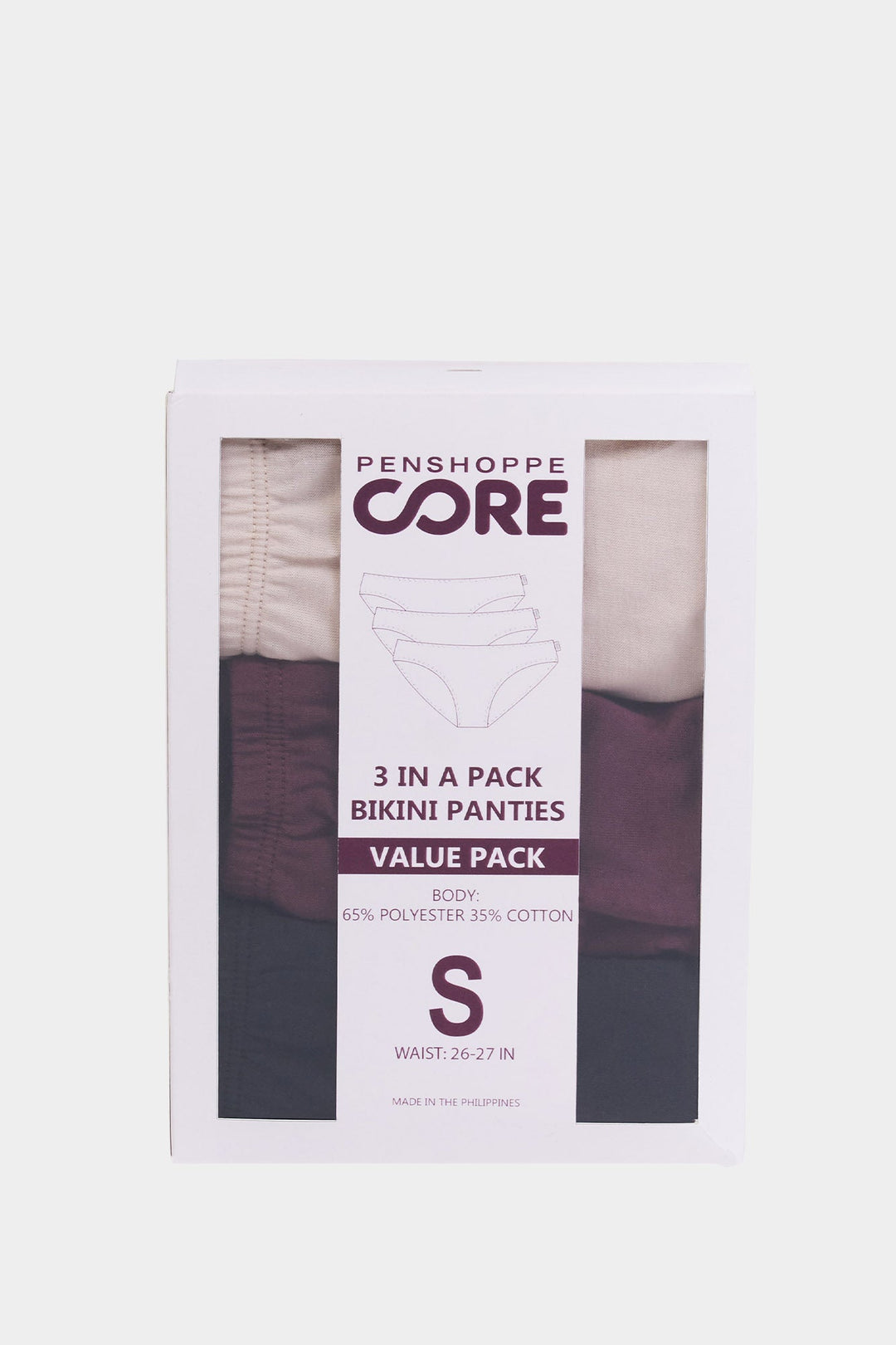 Penshoppe Core Women's 3 in 1 Bundle Bikini Panty