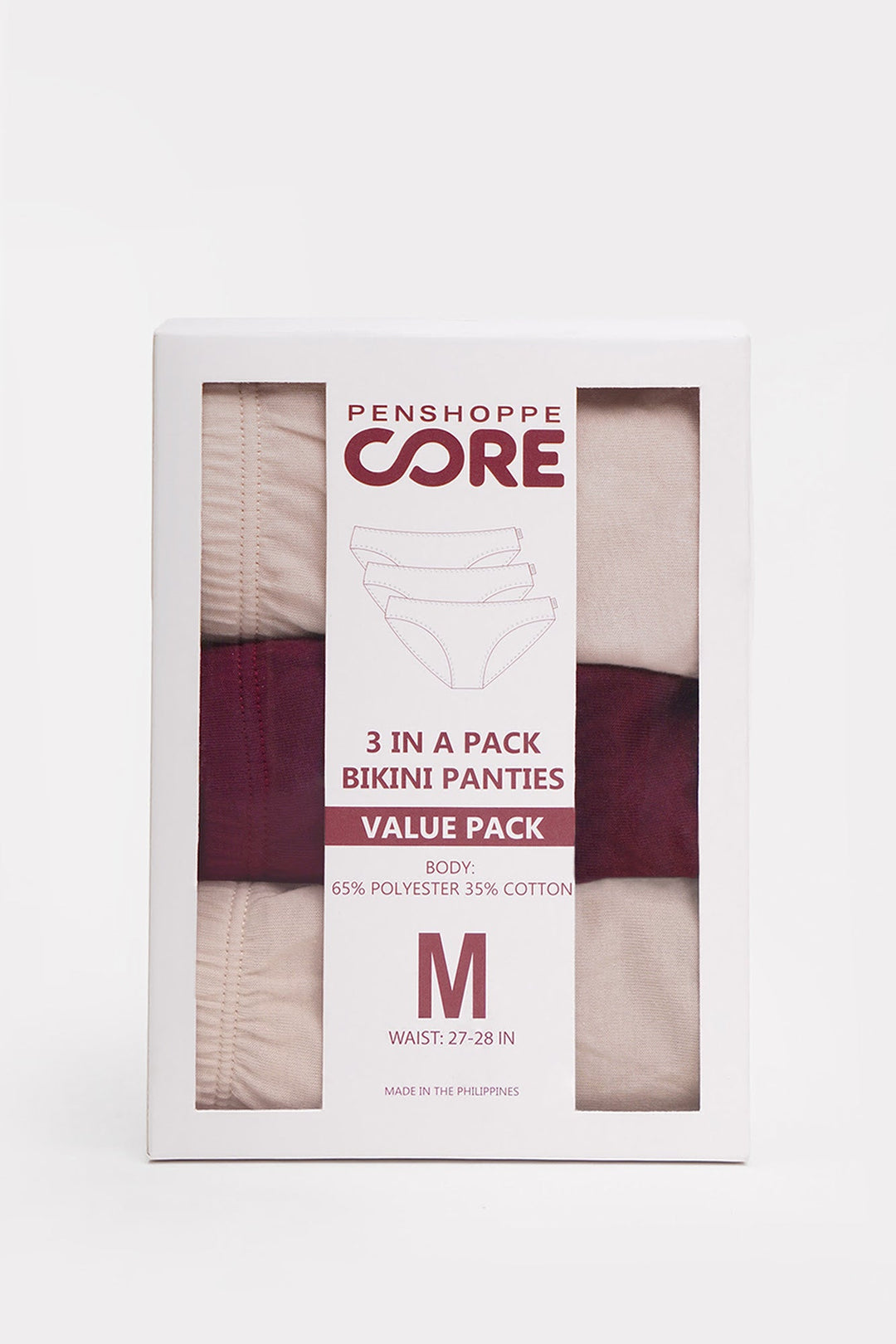 Penshoppe Core Women's 3 in 1 Bundle Bikini Panty