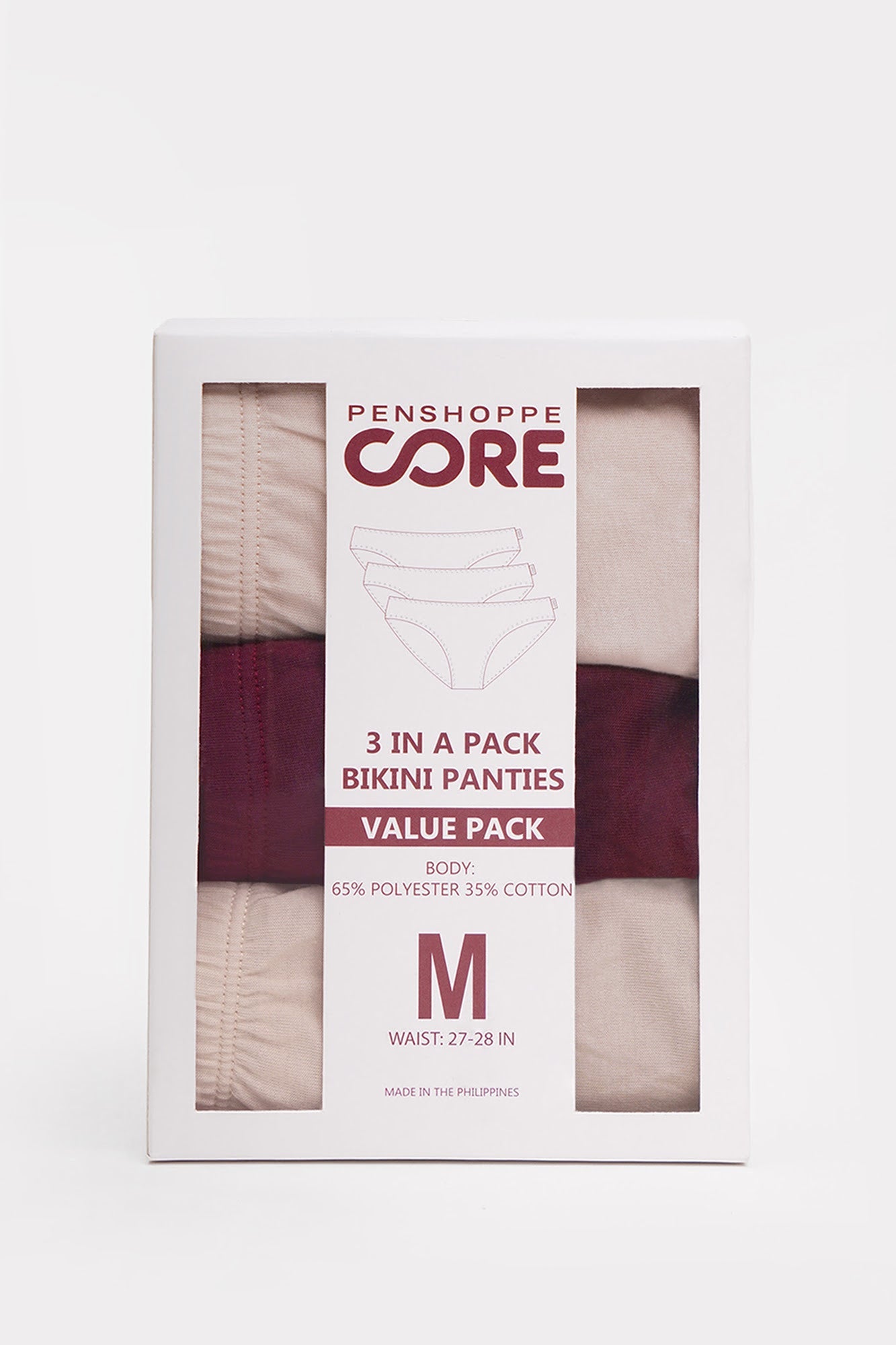Penshoppe Core Women's 3 in 1 Bundle Bikini Panty