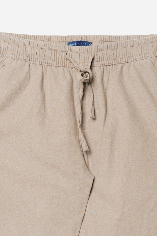 Chic Fit Linen Pull-On Pants