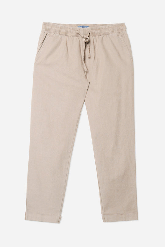 Chic Fit Linen Pull-On Pants
