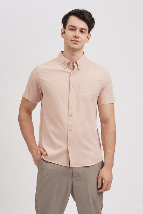 Basic Easy Iron Short Sleeve Shirt
