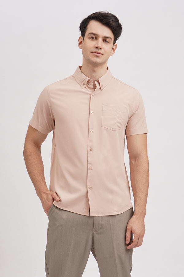 Basic Easy Iron Short Sleeve Shirt