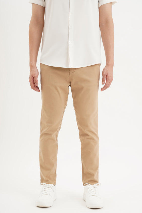 Ankle Length Chino Skinny Trousers
