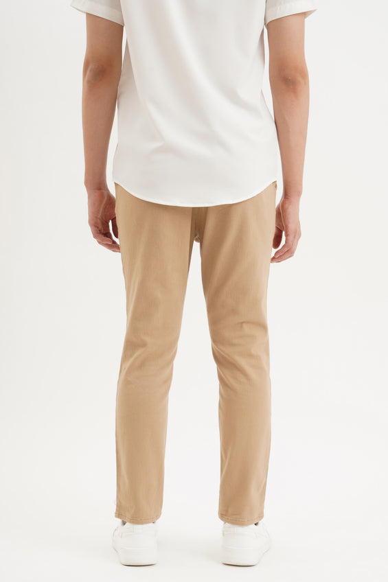 Ankle Length Chino Skinny Trousers