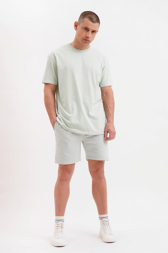 Modern Fit Brushed Terry Shorts with Penshoppe Logo