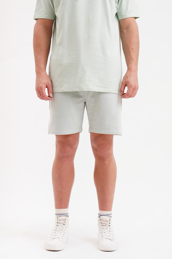 Modern Fit Brushed Terry Shorts with Penshoppe Logo