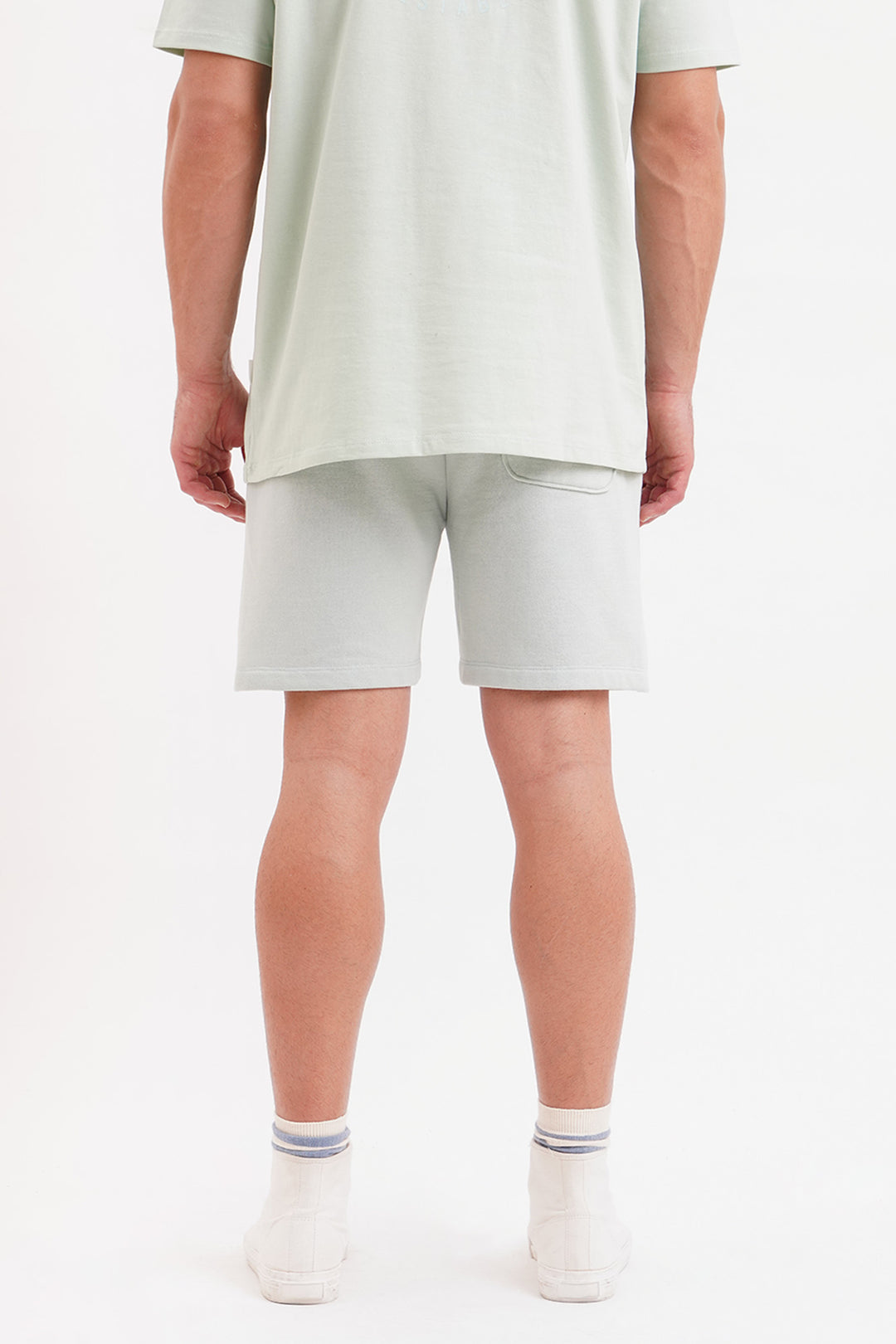 Modern Fit Brushed Terry Shorts with Penshoppe Logo