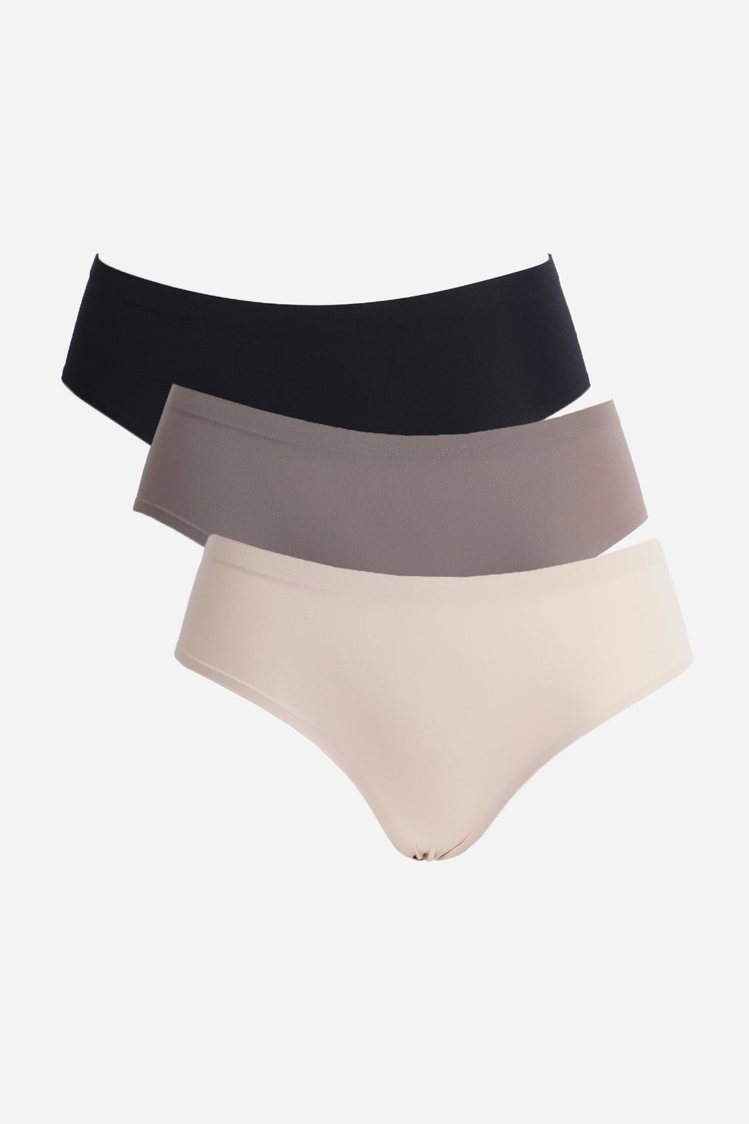 Penshoppe Core 3 In 1 Mid Rise Seamless Bundle Panty