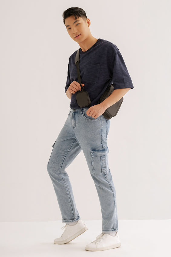 Slim Fit Cargo Jeans