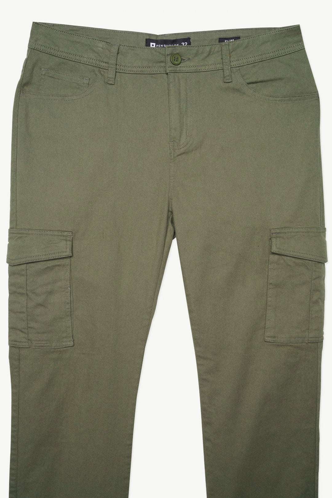 Slim Fit Cargo Colored Denim Jeans