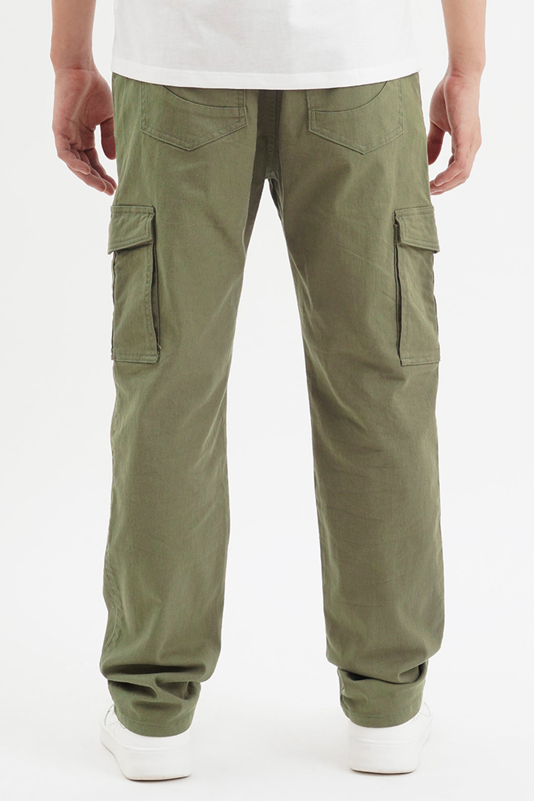 Slim Fit Cargo Colored Denim Jeans