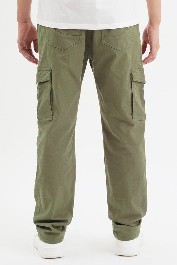 Slim Fit Cargo Colored Denim Jeans