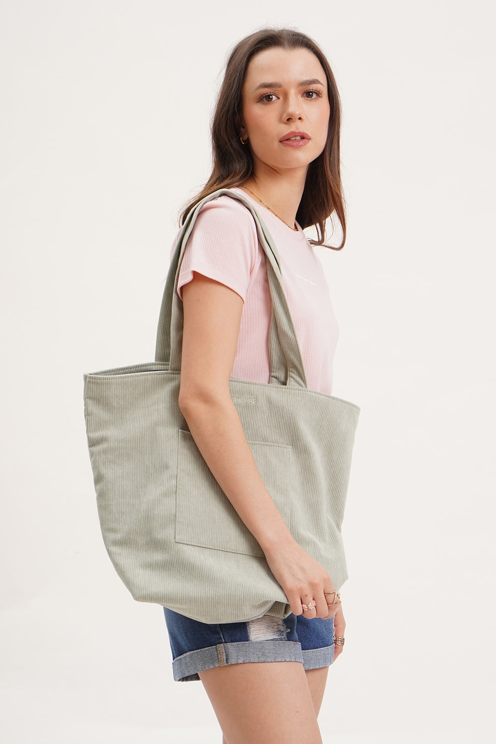 Corduroy Tote Bag
