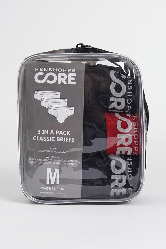 Penshoppe Core Satin Elastic Multi-Brand Bundle Classic Brief