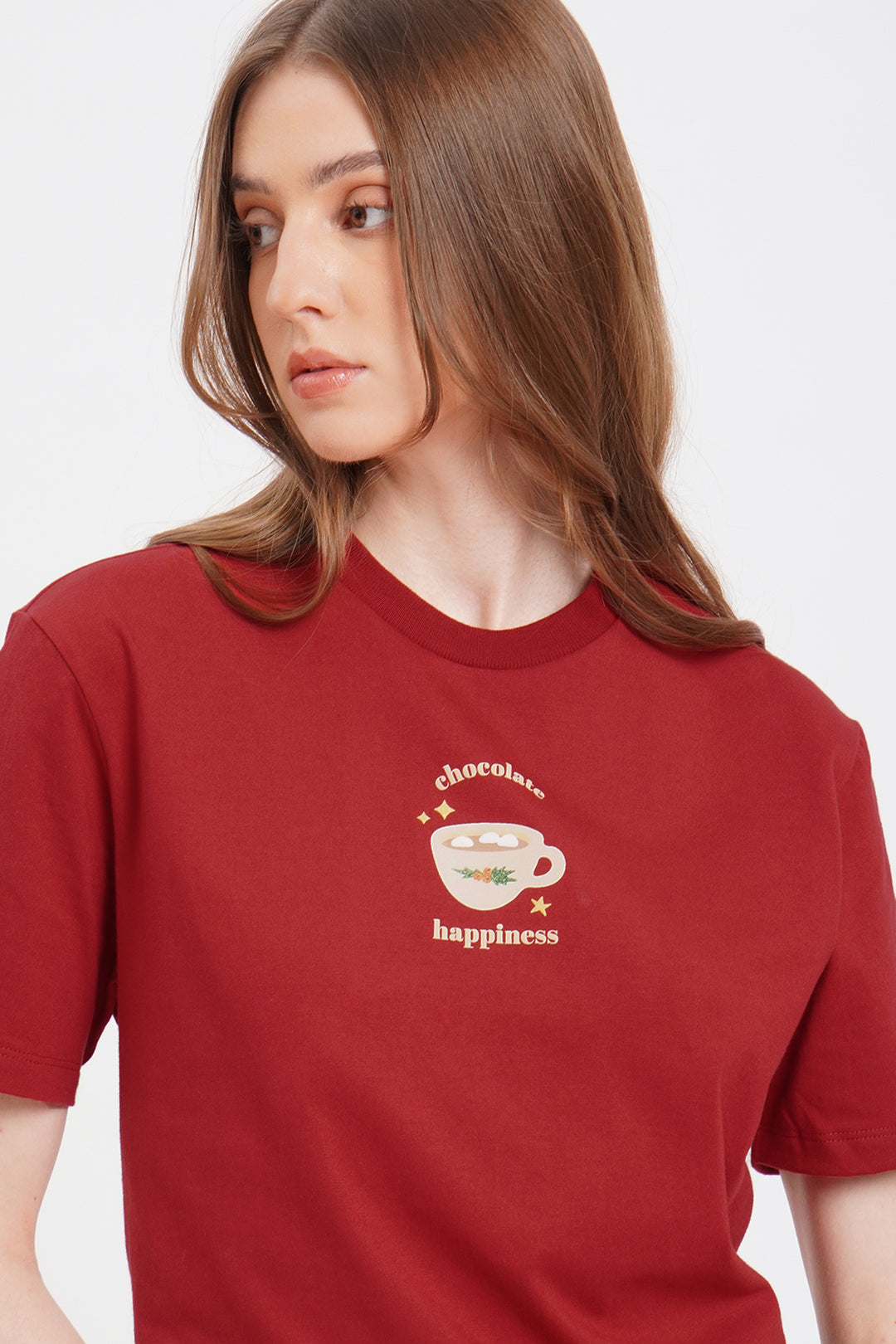 Chocolate Happiness Relaxed Fit Graphic T-Shirt