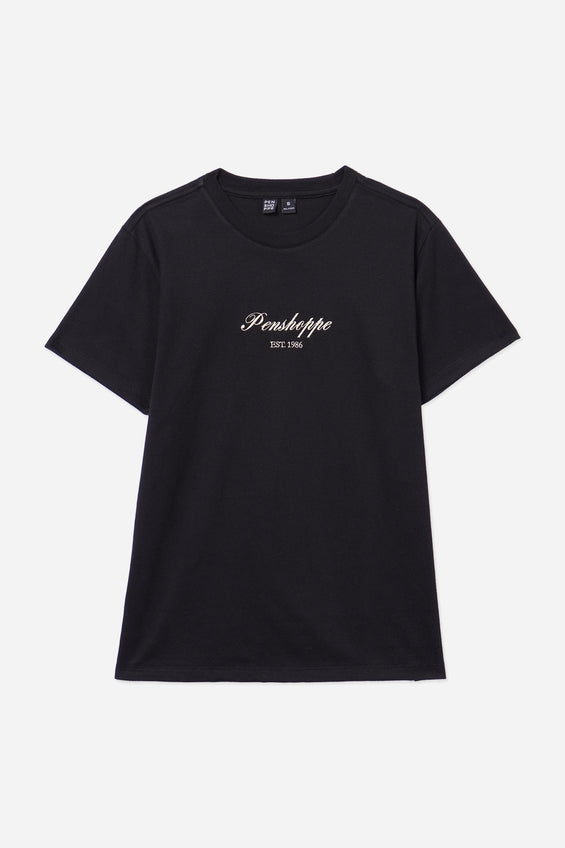 Relaxed Fit Graphic T-Shirt with Embroidery Branding