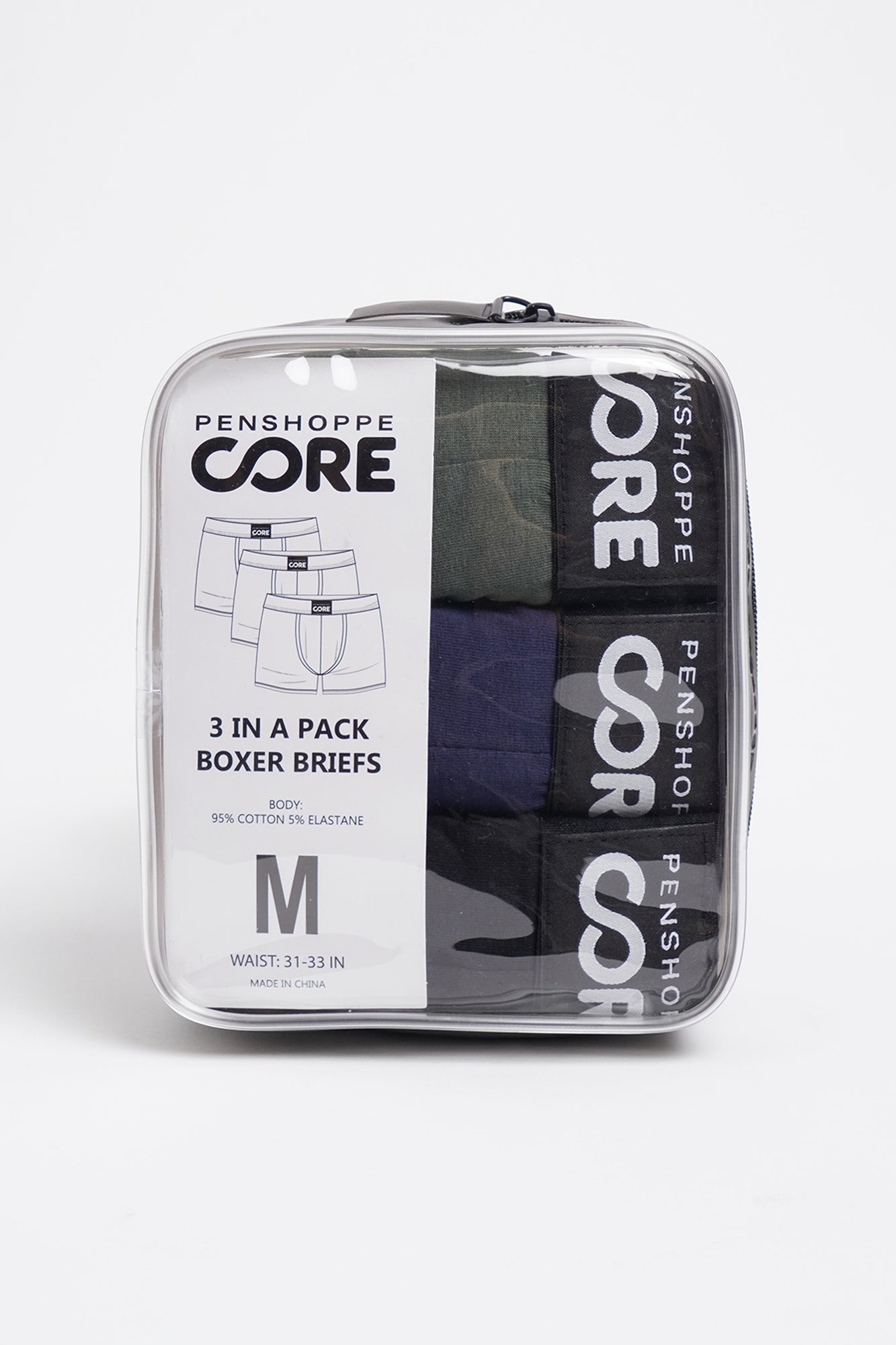 Penshoppe Core Men's 3 in 1 Bundle Boxer Brief