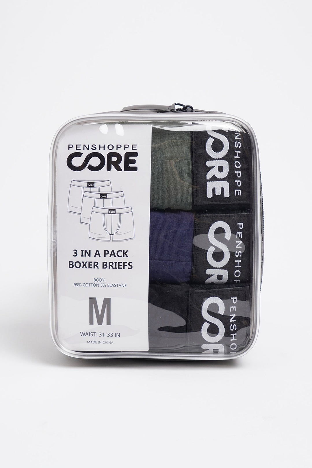 Penshoppe Core Men's 3 in 1 Bundle Boxer Brief