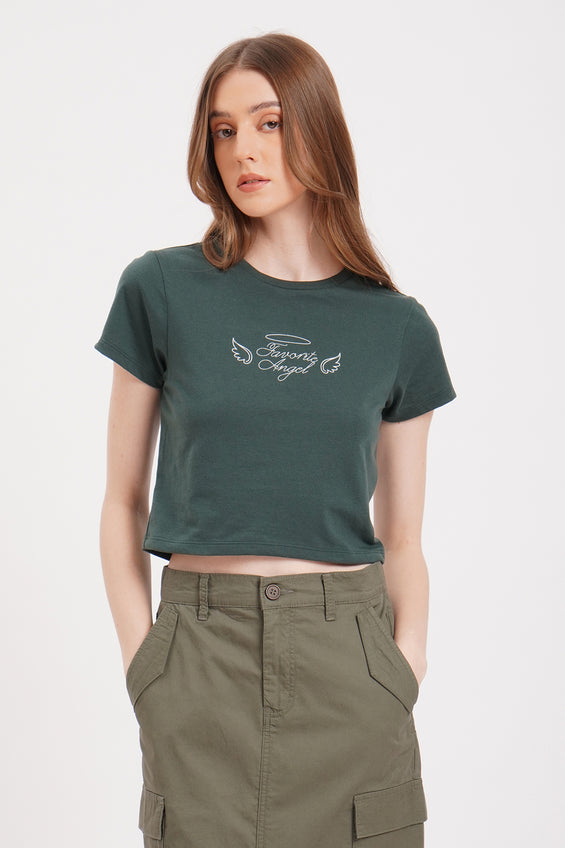 Favorite Angel Slim Fit Graphic T-Shirt