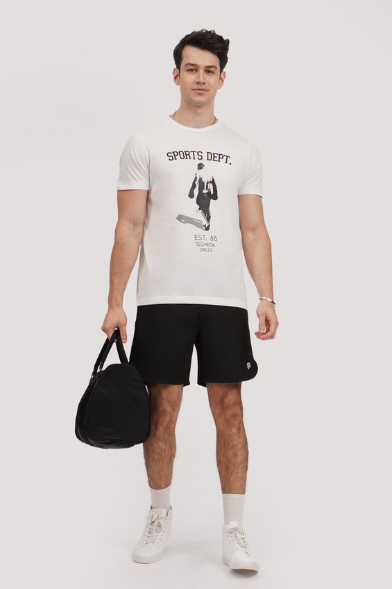 Modern Fit Nylon Sports Shorts