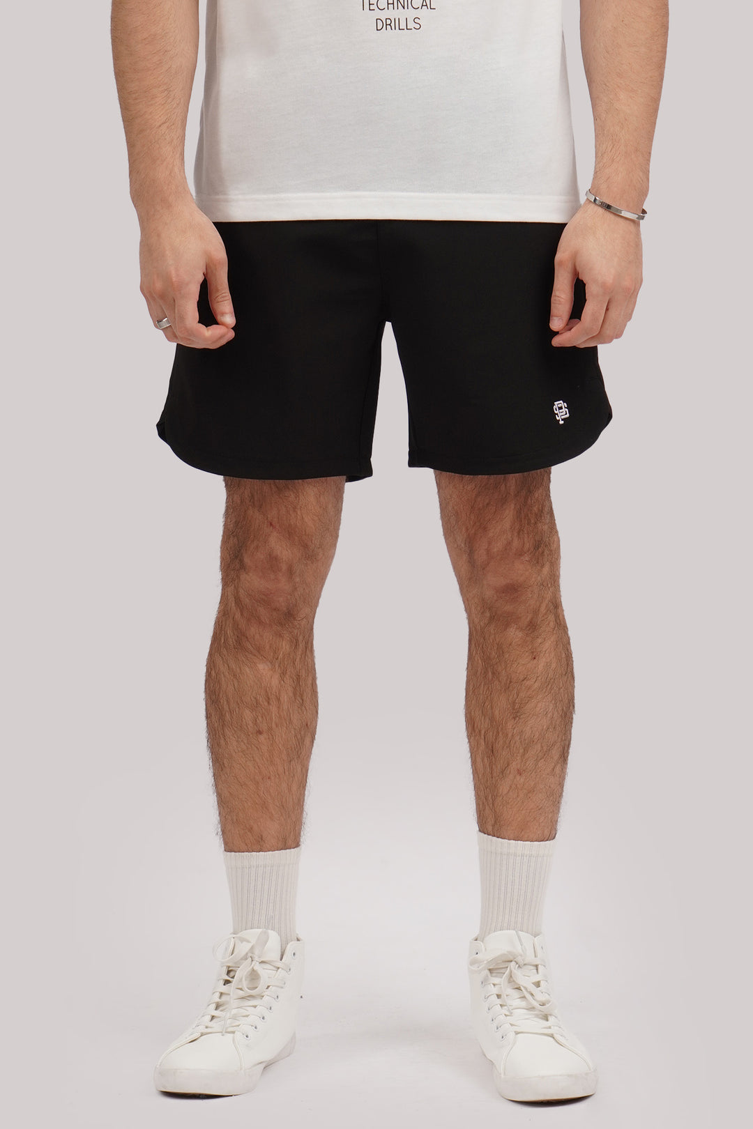 Modern Fit 4-Way Stretch Knit Nylon Shorts