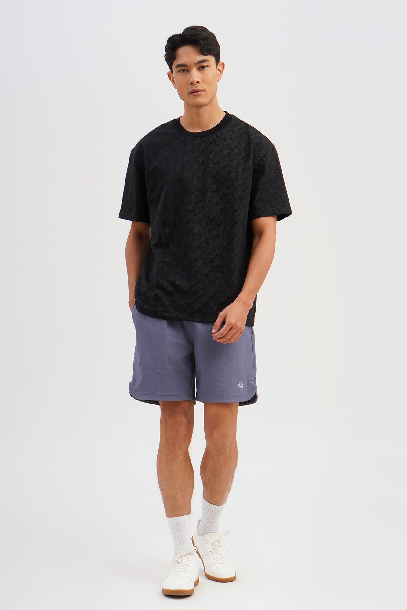 Modern Fit Nylon Sports Shorts