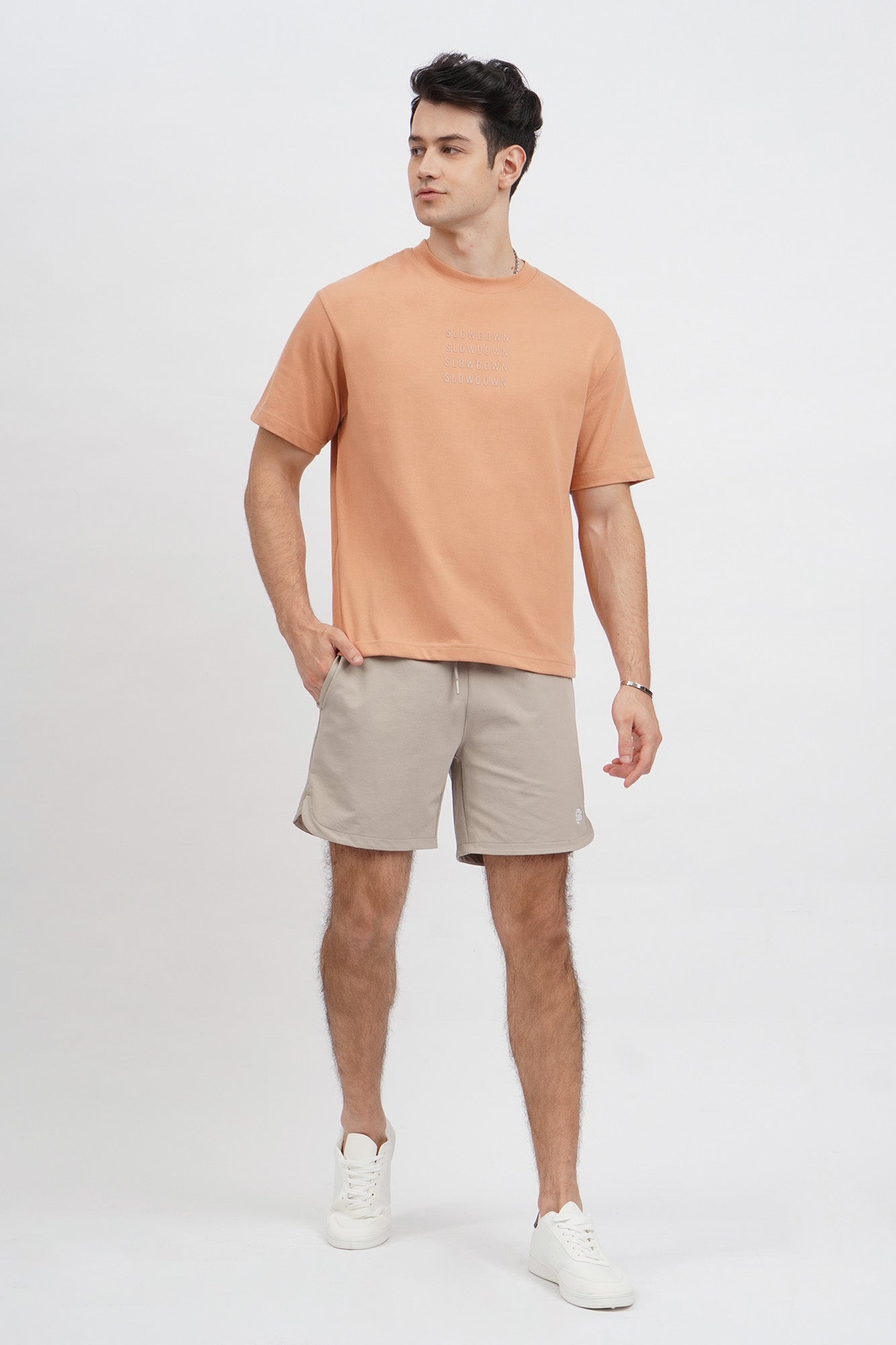 Modern Fit Nylon Sports Shorts