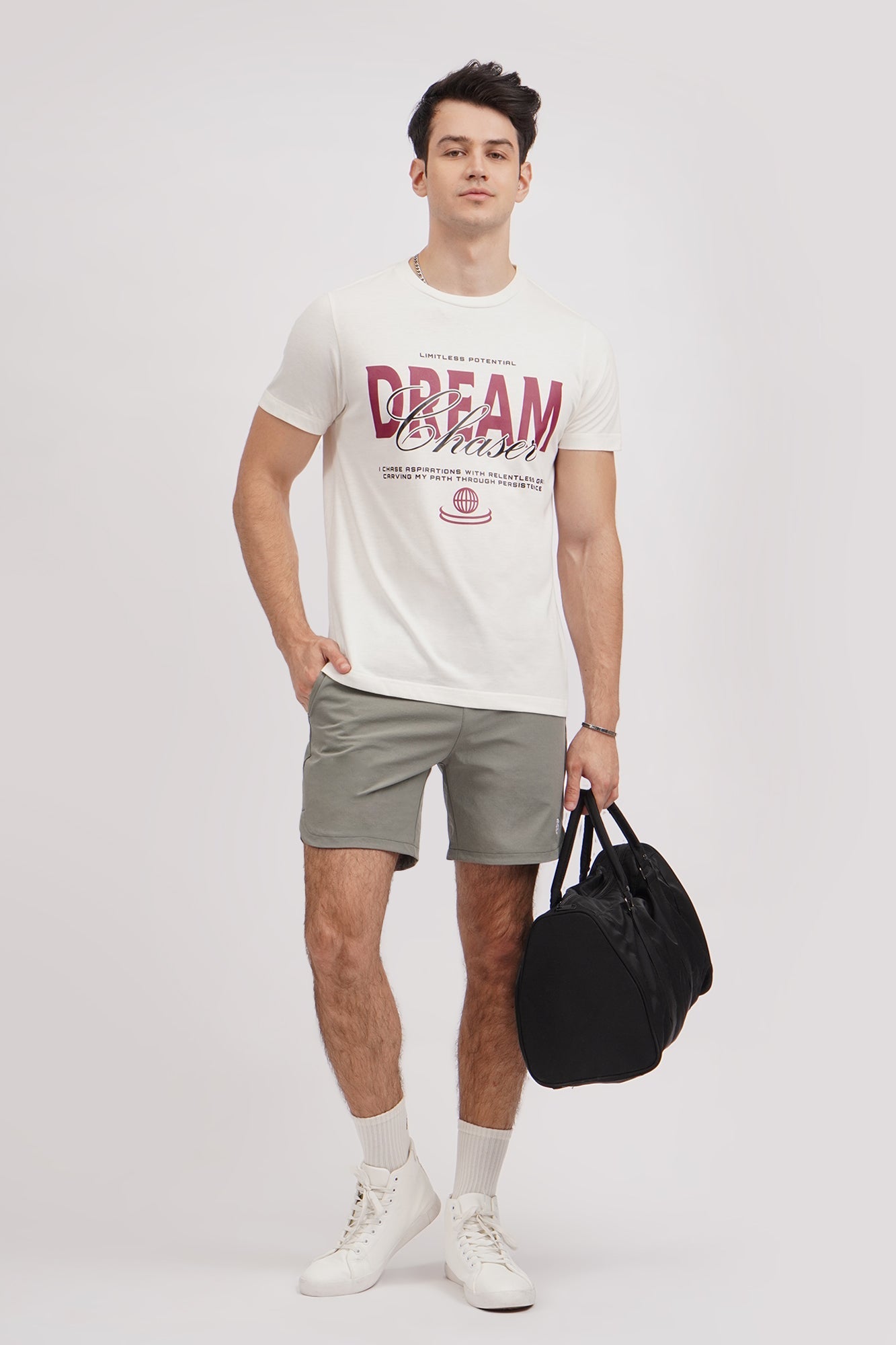 Modern Fit Nylon Sports Shorts