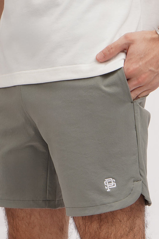 Modern Fit Nylon Sports Shorts