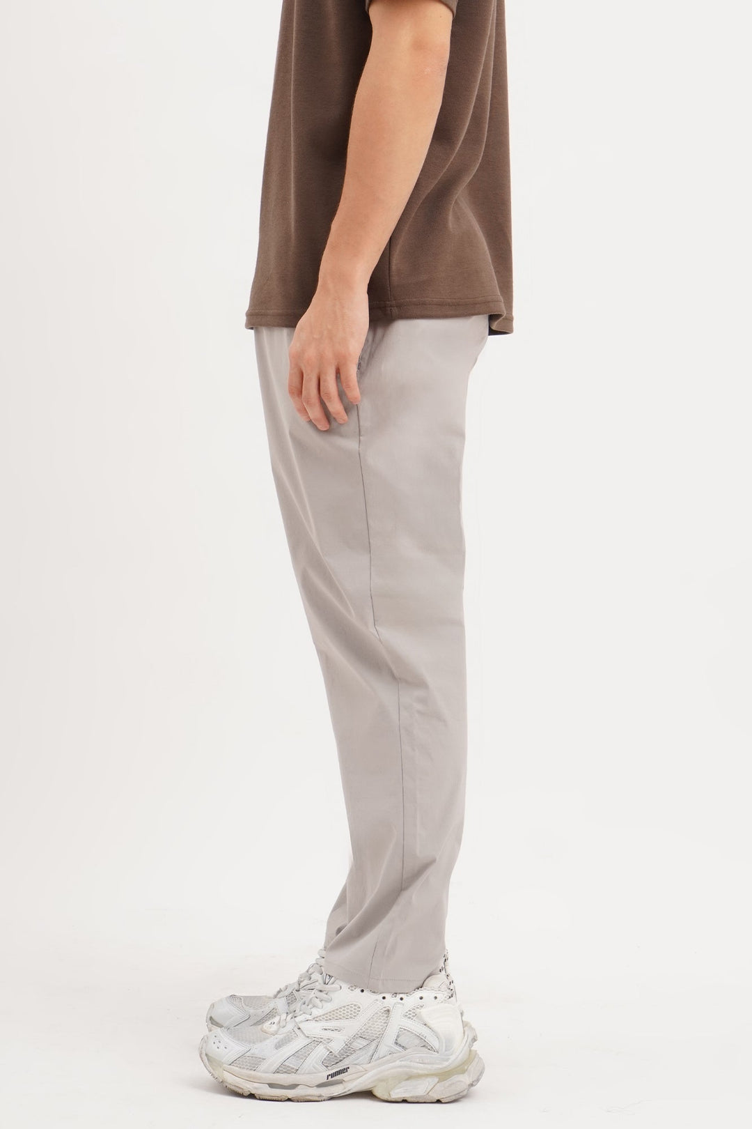 Slim Fit Staple Nylon Pants